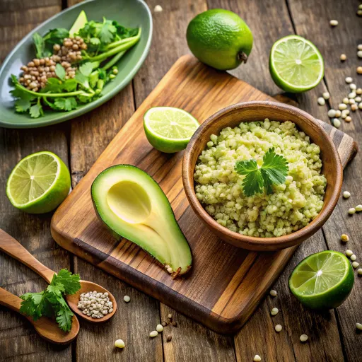 Ensalada de Aguacate y Quinoa a la Mexicana
